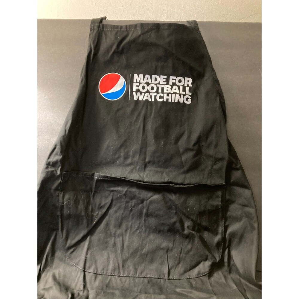 Pepsi Made for Football Watching Apron Color Black NEW Advertising OSFA